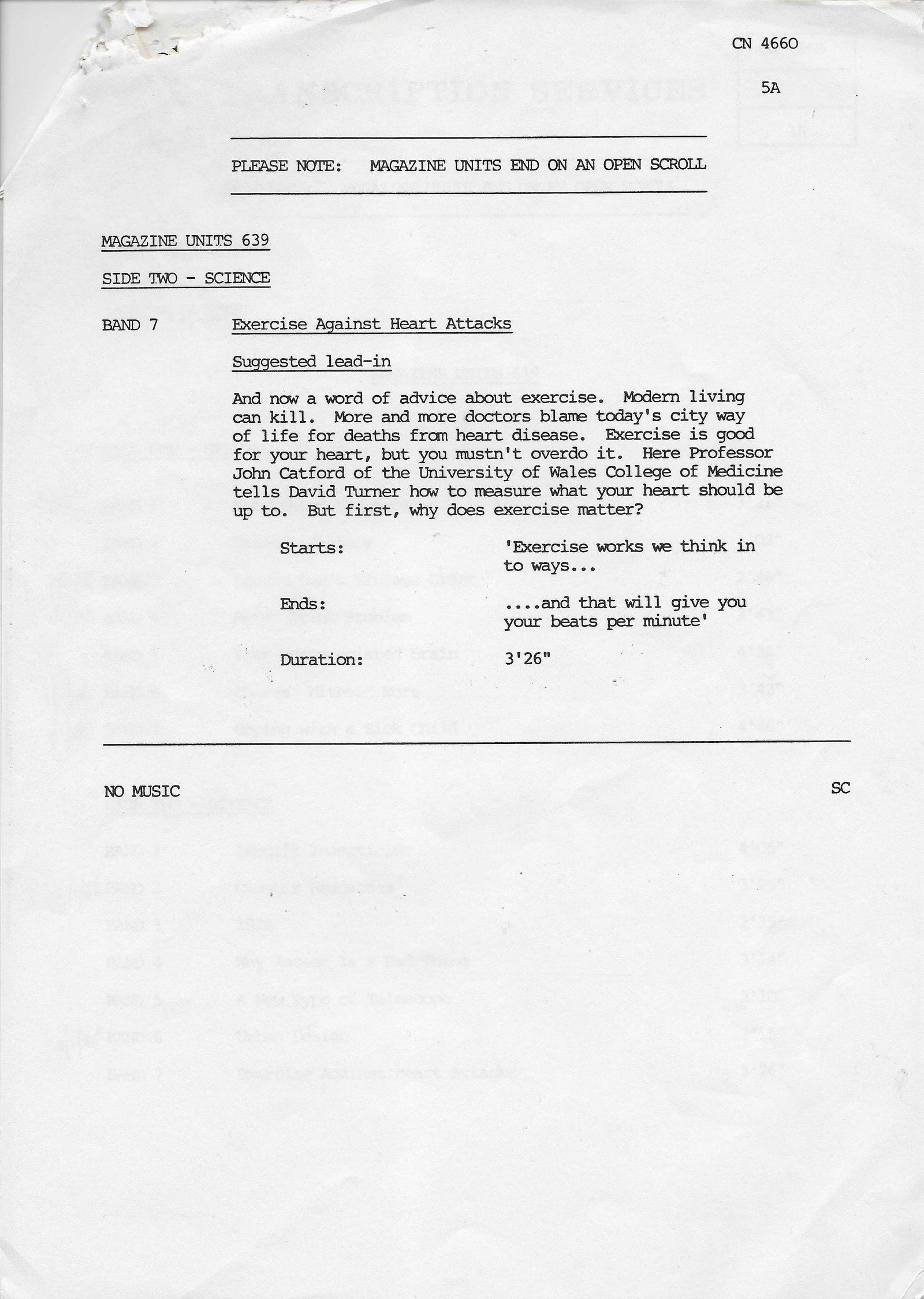 Inserts from CN 4660
